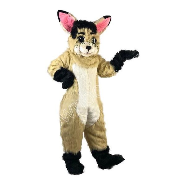 

brown rabbit mascot costumes cartoon character outfit suit xmas outdoor party outfit size promotional advertising clothings, Red;yellow