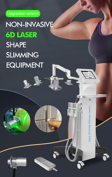 

beauty items cryo cold 6d lipo laser light green ems lipolysis profesional slimming machine lipolaser 532nm geeen light 635nm