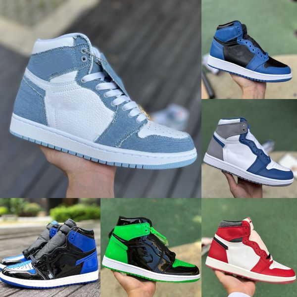 

men women casual shoes jumpman 1 1s high og crimson tint chicago light smoke grey shadow obsidian rookie of game royal bio hackthe year bred