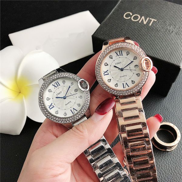 

fashoin brand men and women watches stainless steel strap lover watch designer clock women dress watch gift, Slivery;golden