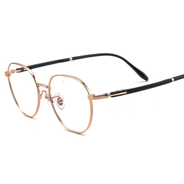 

business men's elegant simple myopia reading glasses frame ultra-metallic glasses temperament prescription glasses full frame super lig, Silver