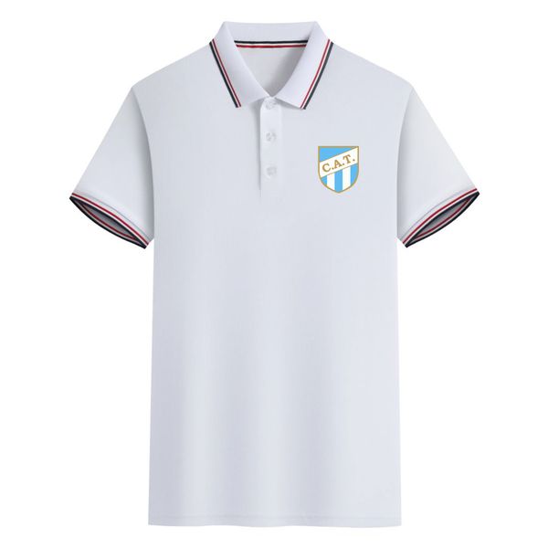 

atletico tucuman mens polos sports soccer polo shirts men short sleeve football training poloshirts summer fashion casual business asian si, White;black