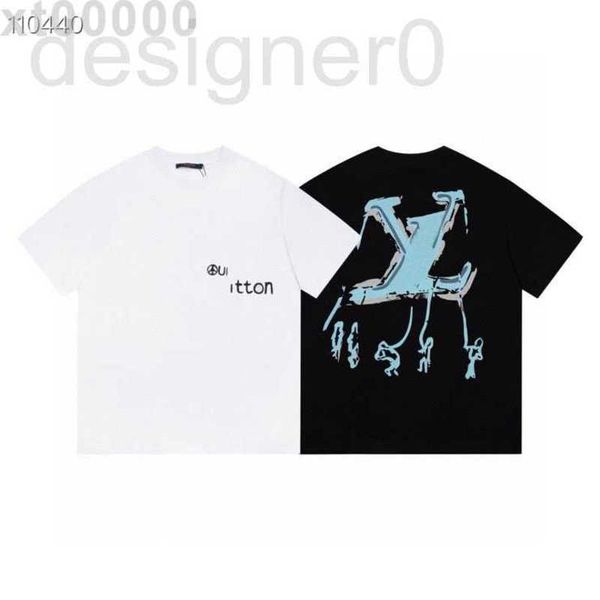 

men's t-shirts popular 23ss designer letter printed t shirts tee sweatshirt fashion high street short sleeves summer casual t-shirt bre, White;black