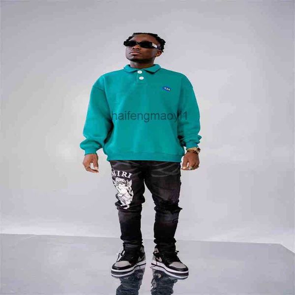 

men jeans high street tide brand washing water used black cupid angel print hole slim fit jeans men hip hop, Blue
