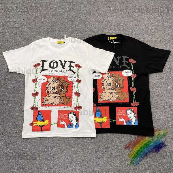 

men's t-shirts new chinatown market t shirt men women t-shirt oversize tee summer t230321, White;black