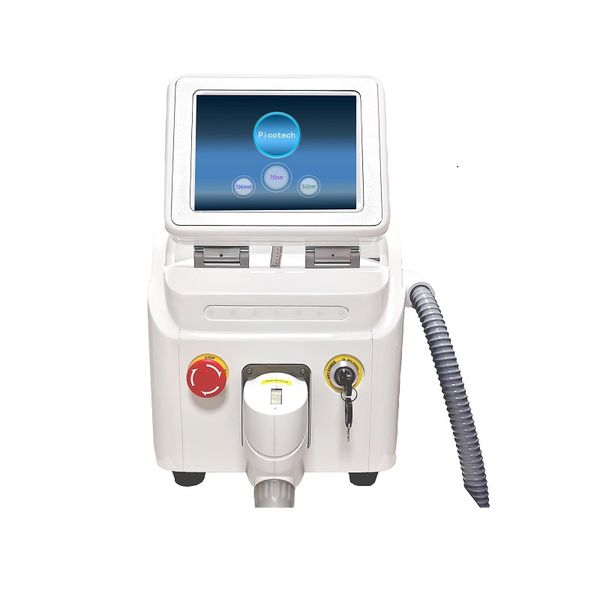 

755nm picosecond laser pico laser tattoo removal machine 1064 532 1320nm carbon peel skin whitening tattoo remover beauty machine salon use, Black