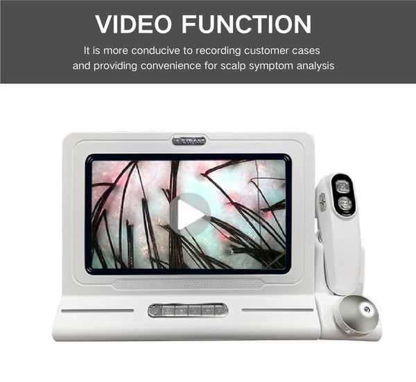 

beauty items portable smart skin and hair analyzer detector detecting epidermis plug-in wire uv skin analyzer