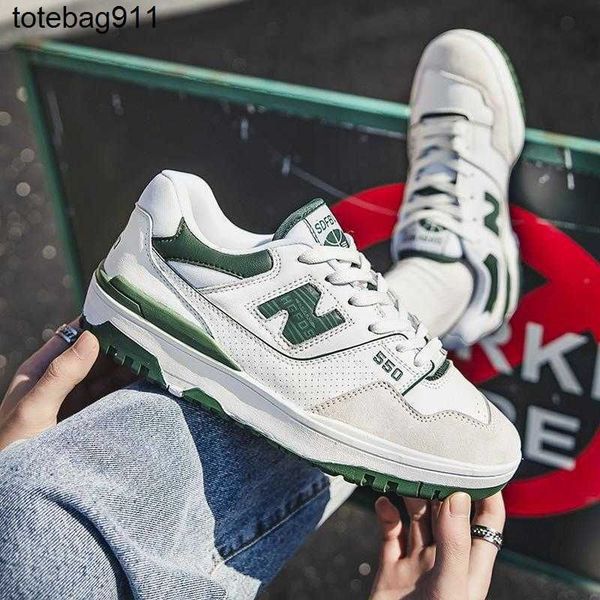 

spring and autumn new bailun cool run nb men's shoes 550 women's shoes leisure sports couple dad small white board shoes ihye bvs, Black