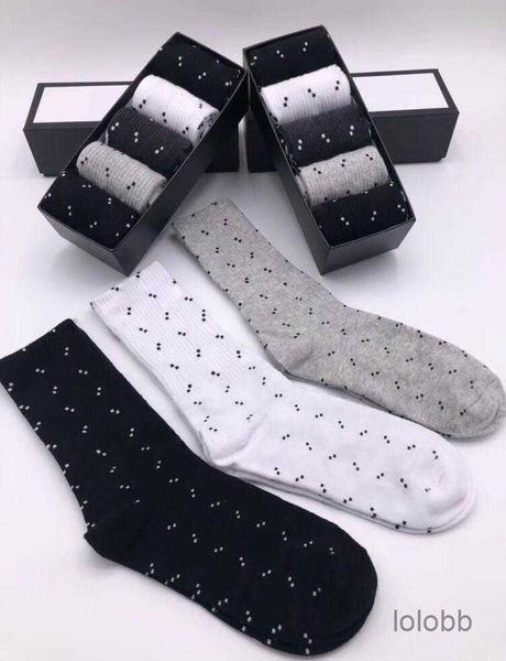 

21ss luxur socks for mens and womens sport crew sock 100% cotton wholesale couple 5 pairs with box''gg'', Black;white