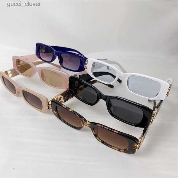 

sunglasses fashion small rectangle bb women men 2022 brand design ladies skinny outdoor shopping shade retro, White;black