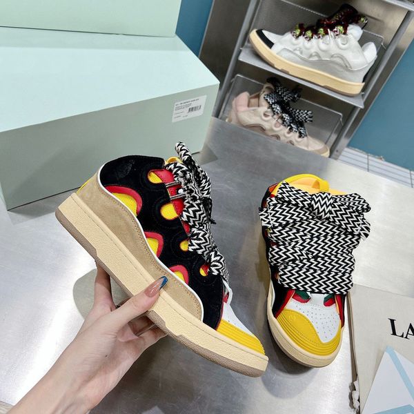 

forrest female gump sports couple joker shoes roller designer lanvines bread men's sports shoes have boxes without boxes., Black