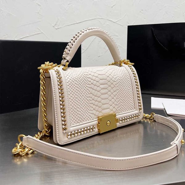 

new cc classic designer bags ladies shoulder bag fashion all-match thick chain designers crossbody bags stone pattern purses handbags cross