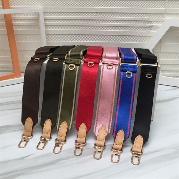 

canvas bag accessories handbag parts wide shoulder strap adjustable replacement belt designers women crossbody straps for 3 piece set bags 1, Silver