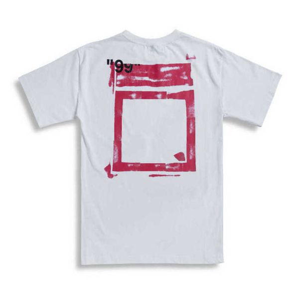 

luxury fashion white mens t shirt brand designer cottont-shirts summer casual tees women back arrow x print t-shirt hip hop short sleeve cou, White;black