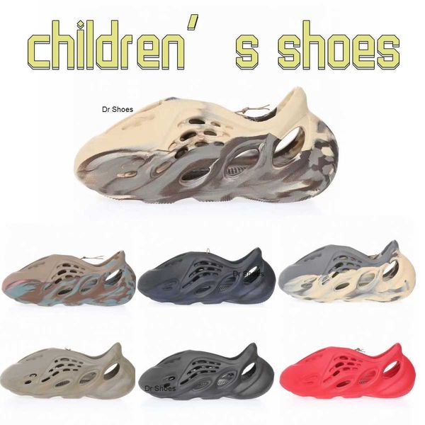 

kids shoes slide runner tainers foam slipper baby boys girls designer slippers black shoe youth sneakers toddler children kid infants, Black;white