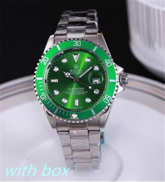 

rolex luxury mens watches quality watches fashion men stainless steel strap automatic mechanical watch movement wristwatch sapphire, Slivery;brown
