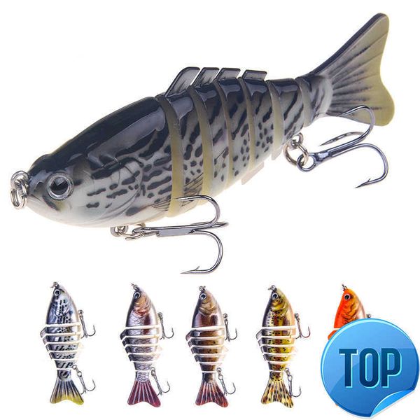 

1 pcs multi jointed fishing lure swimfish bait crank bait 10cm16g hard bait isca artificial fishing wobblers plastic fish tackle