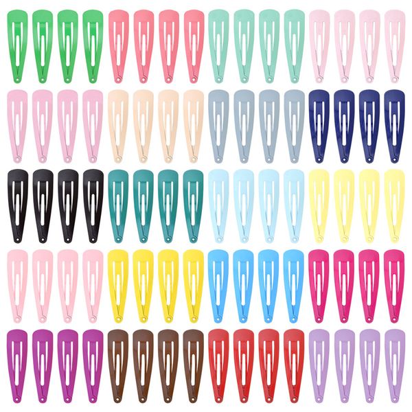 

80 Pieces/Lot Hairpins Solid Color Hair Pin Bobby Pin Hair Clip Girls Barrettes Kids Headwear Hair Accessories for Children, Multi colors