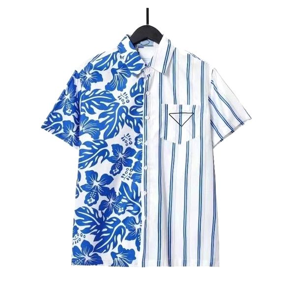 

designer shirt mens button up shirts print bowling shirt hawaii floral casual shirts men slim fit short sleeve dress hawaiian t-shirt -xxxl, White;black