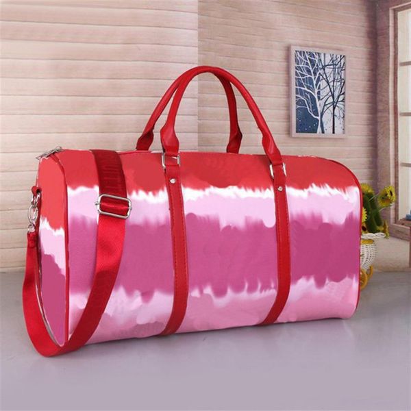 

55 colors 2022 duffel mens designer travel clutch on luggage bag men basketball totes keepall 55 50 pvc clear handbag duffle bags243y