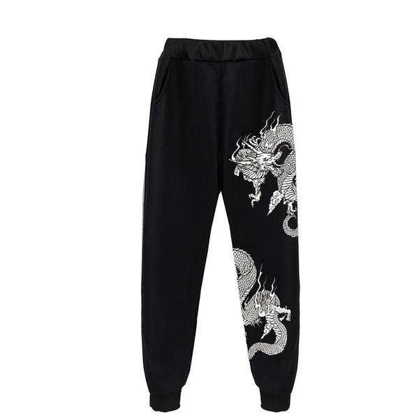 

women's pants s hoodie pants guard plus fleece casual allmatch male and female couples size sweat 230322, Black;white