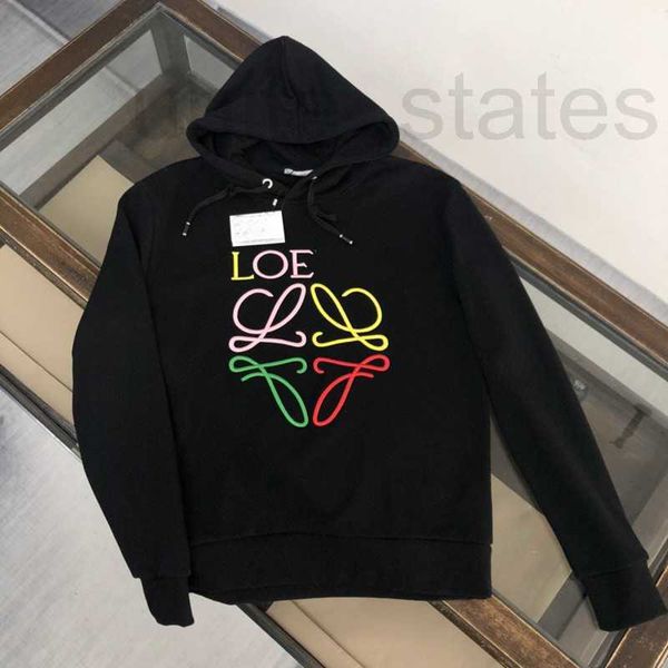 

men's hoodies & sweatshirts popularhigh version autumn and winter hoodie men's loose casual embroidered long sleeve ptlo, Black