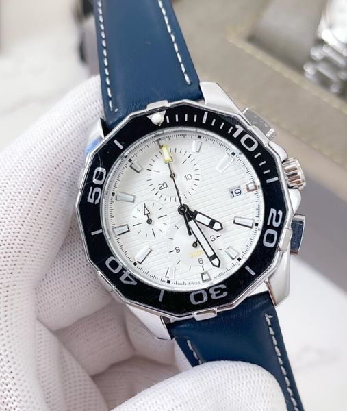 

mens watches quartz automatic tag heuerity watch 42mm full stainless steel swim wristwatches sapphire super luminous wristwatches montre de, Slivery;brown