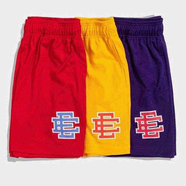 

asjh asjh men's brand fashion designer summer eric emanuel shorts luxury ee basic short designers skyline men fitness loose breathable, White;black
