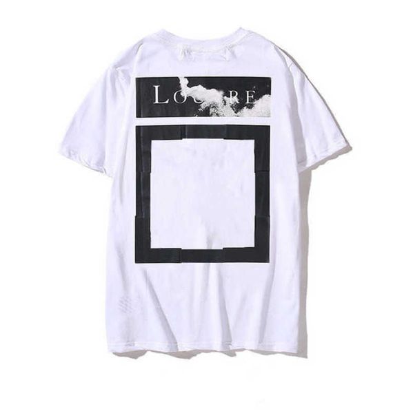 

designer offs luxury men's t shirt brand t-shirts back arrow x letters print women t-shirt casual cotton tees hip hop short sleeve cou, White;black