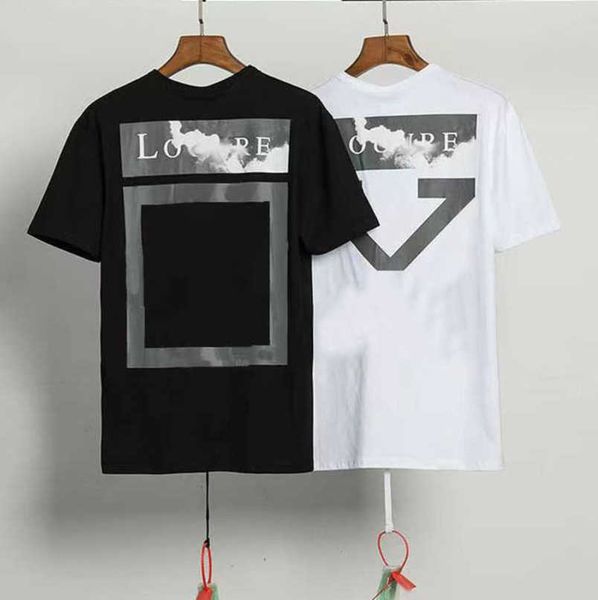 

offs luxury designer men's t shirt brand t-shirts back arrow x letters print women t-shirt casual cotton tees hip hop short sleeve cou, White;black