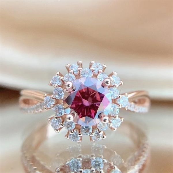 

with side stones luomansi red ring 1 6 5mm with gra certificate 100 s925 silver girl jewelry anniversary gift 230321