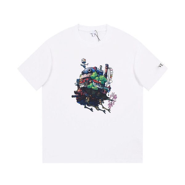 

men's t-shirts mens designer t shirt rhude castle printing cotton mans tees street shorts sleeve clothes tshirts couple's clothing, White;black
