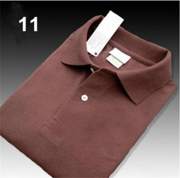 

men polo shirt solid cotton shorts crocodile men's polos, White;black