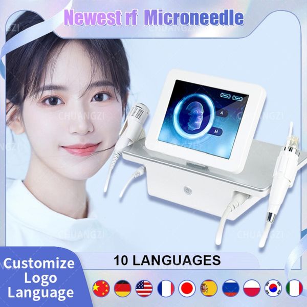 

microneedle fractional rf machine 10/25/64/nano pins cartridge wrinkles stretch marks removal facial care body lifting acne scar removal