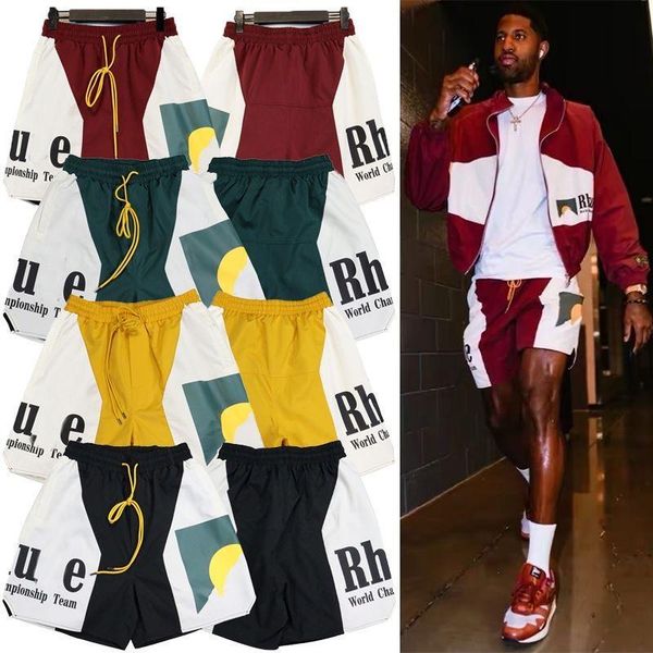 

2023 designer rh brand men's women shorts new arrive clothes shorts pants running shorts linen mens cargo birddog khaki basketball casu, White;black