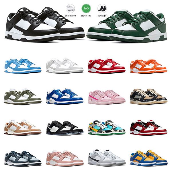 

men casual shoes women flat running sneakers panda unc grey fog syracuse university red kentucky medium olive active fuchsia coast mens spor, Black