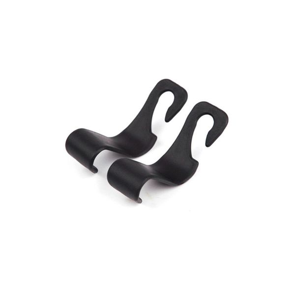 

new 4/2/1 pcs plastic hangers car seat headrest hook for auto back seat organizer abs hanger storage holder interior accessories