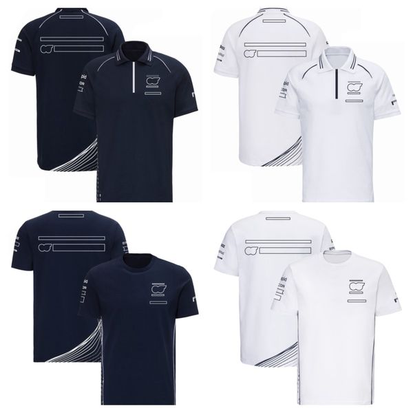

new season f1 formula one racing suit team fan t-shirt polo shirt men's short sleeve racing work clothes customized larger