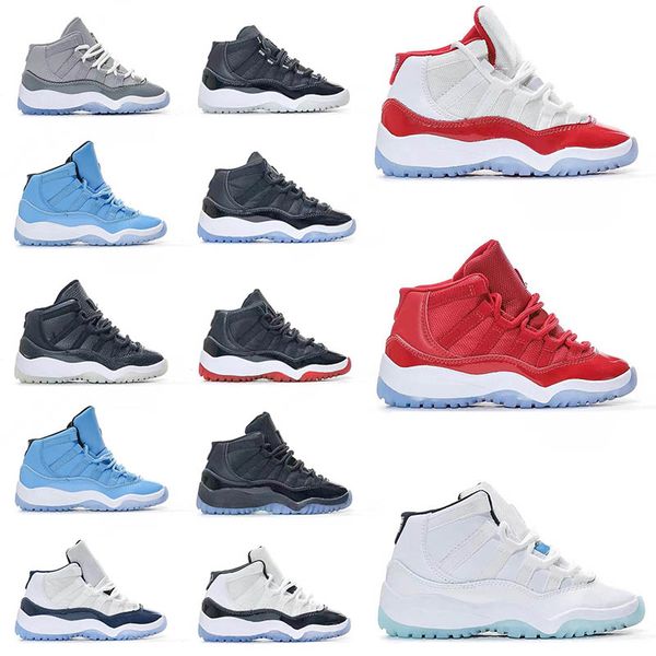 

wholesale new jmpman 11 s kids shoes designer cherry 11 basketball sneakers boys cool grey unc win like citrus bred casual fashion kids bask