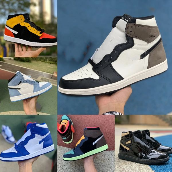 

2023basketball shoes men women running shoes jumpman 1 1s high og crimson tint chicago light smoke grey shadow obsidian rookie of the year b