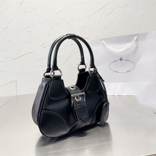 

brand pra women bag designer moon bags shoulder bags crescent totes half moon soft leahter handbags luxury new tote handbag black ladies cro