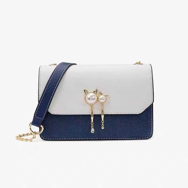 

light luxury pearl art style versatile fashion fresh genuine leather women's bag