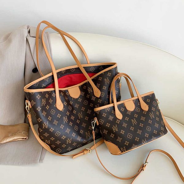 

evening bags high-capacity tote bag 2023 new type bag women's print commuting small crowd versatile network red