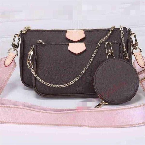 

handbag classic three-piece set removable design shoulder strap multi-color optio2587