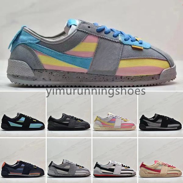 

2023 cortez casual shoes size 36-45 forrest gump basic ltr vf nylon black white coral stardust womens mens sneakers y6