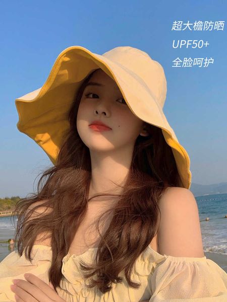 

wide brim hats 2022 luxury brand summer bucket hat for men women fashion cotton bob panama sun hat beach fisherman hat present aa230321, Blue;gray