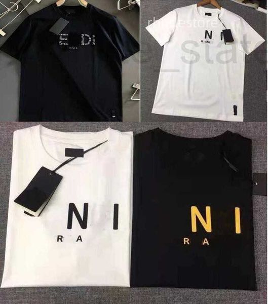 

men's t-shirts popularsummer mens designer t shirt casual man womens loose tees with letters print short sleeves sell luxury men hip ho, White;black