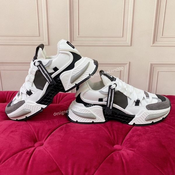 

new uxury boots shoes sneakers patchwork retro trainers co-branded andmenmladies sneaker, Black