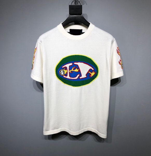 

men's plus tees & polos round t-shirt plus size neck embroidered and printed polar style summer wear with street pure cotton 46ttde, Black;brown