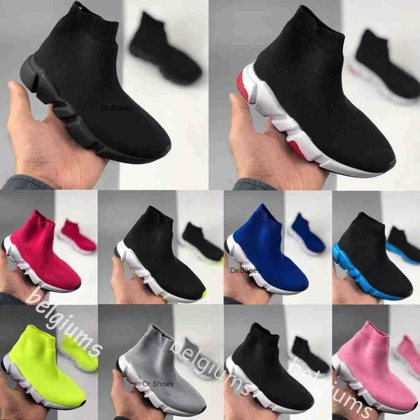 

kids shoes high trainer speed sock sneakers boys girls kid trainers designer youth toddler outdoor shoe children running sneaker slip-on, Black;white